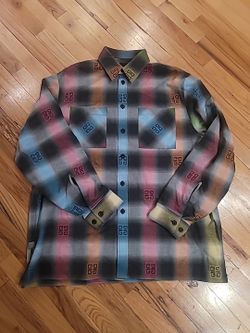 Givenchy Cotton Tic Toc Flannel Large Shirt