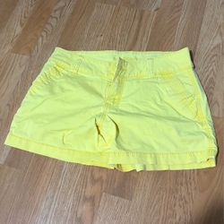 Yellow Mini Shorts