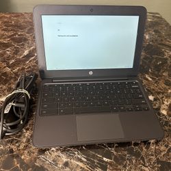 HP Chrome Book With Power Cord