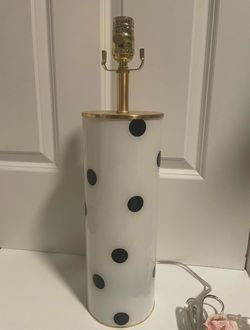 Kate spade new york polka dot lamp