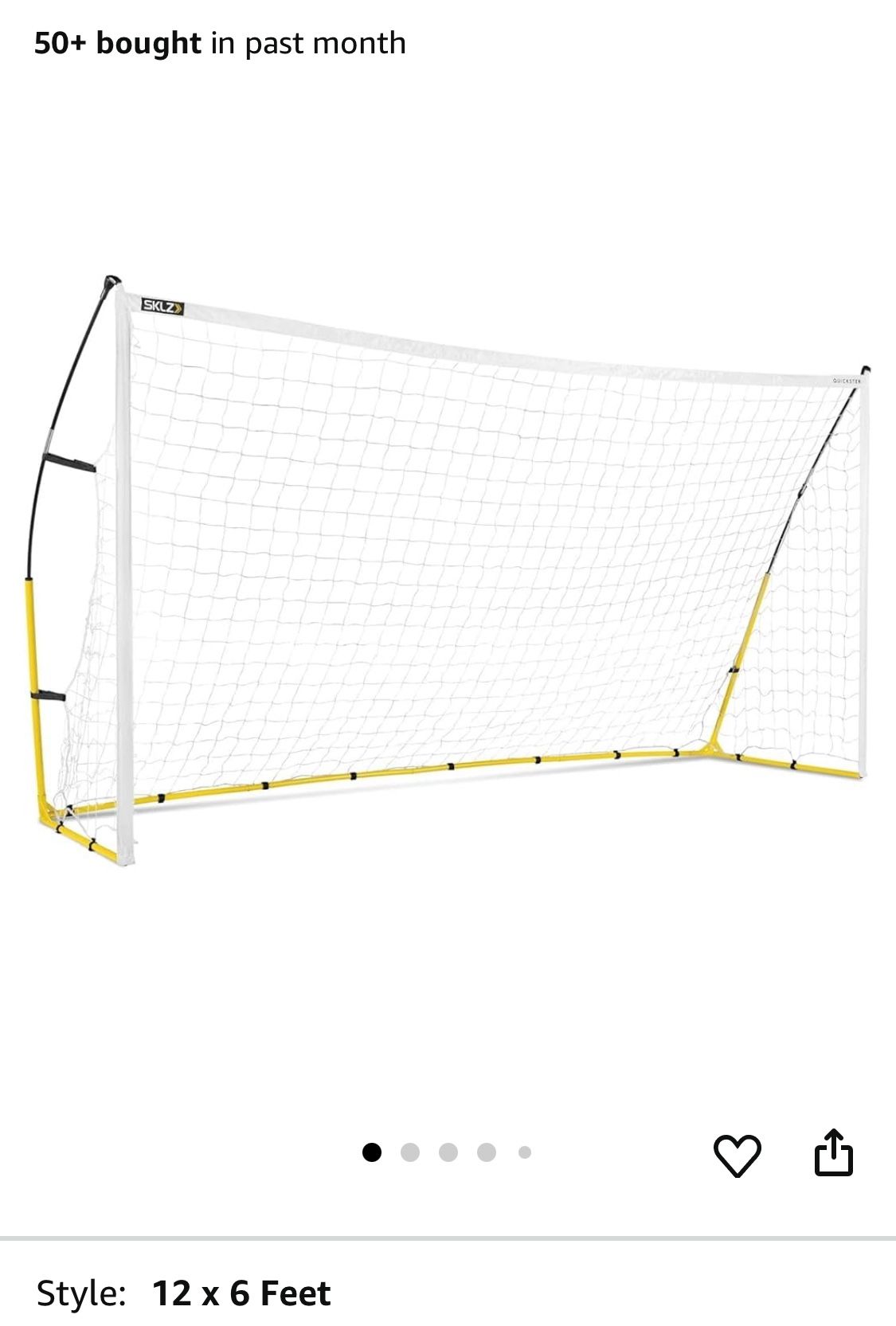 12x6 Big Quickster Soccer Goal Good For Practicing