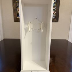 American Girl White Storage Tower Cabinet with 2 Storage Bins