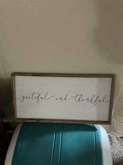 Large Hobby Lobby Decor Sign , About 28 In By 14 In. 