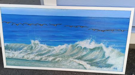 Framed original painting