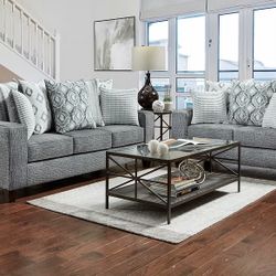 Gray Sofa And Loveseat 