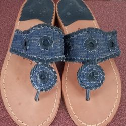 Jack Rogers Denim 6.5