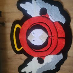 
Handmade Tufted Kenny Rug – South Park inspired custom 33"x45"

