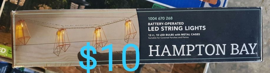 10 led battery operated string lights