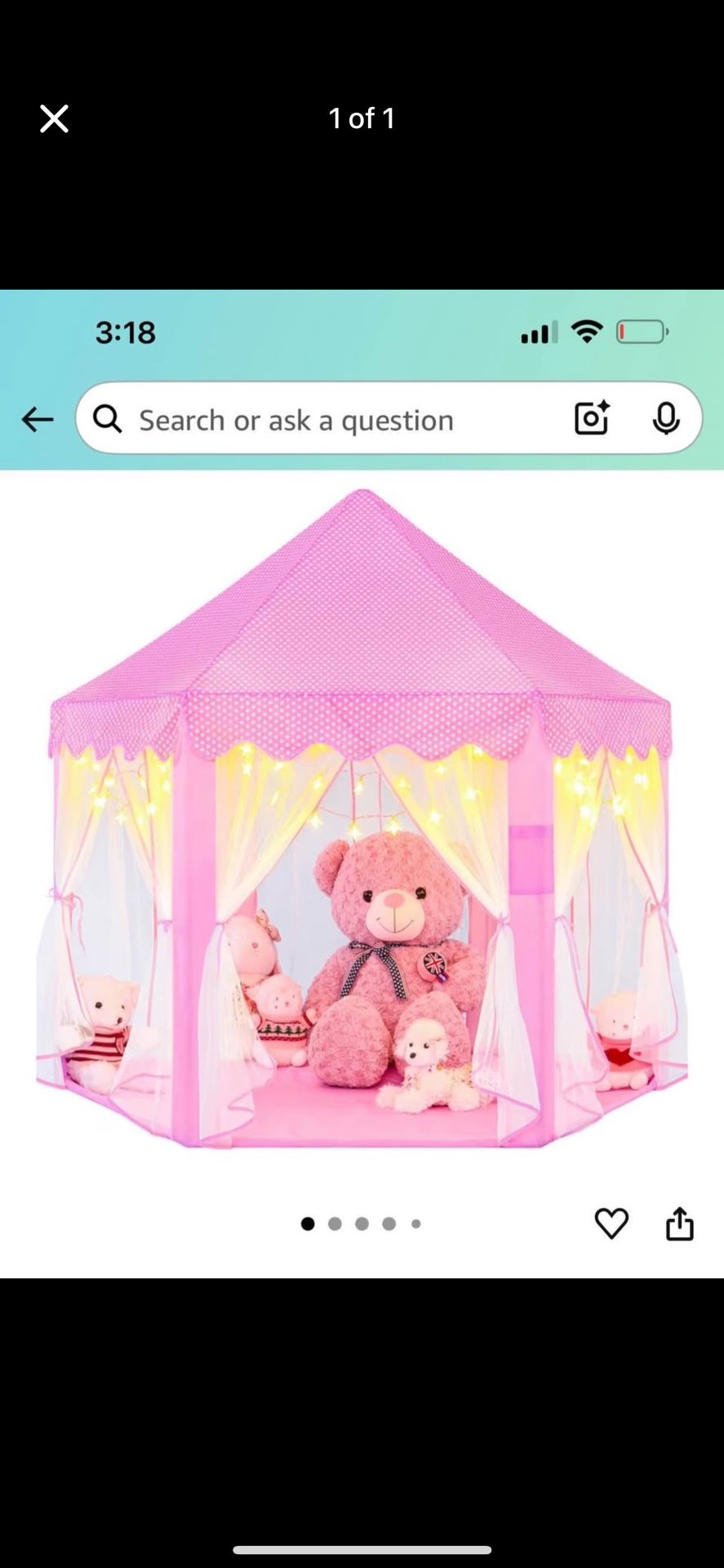 Girl Tent Toy