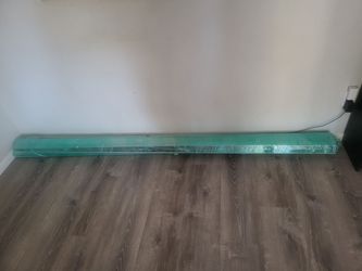 White wood blinds