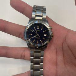 Seiko Quartz Perpetual Men’s Blue Watch