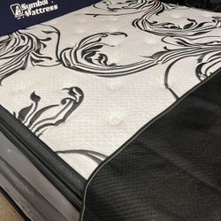 Double Pillow Top Cozy Mattress And Boxspring Set 