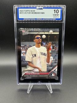 2023 Topps Now Victor Wembanyama Rookie Card ISA GEM MINT 10