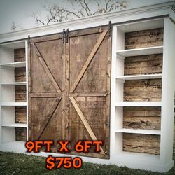 Farmhouse Style Console Tables And Entertainment Center Walls