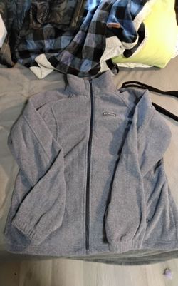 Columbia blue Full-Zip Fleece Jacket Lg