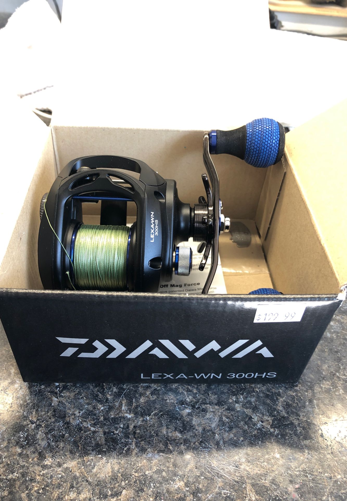 Fishing reel new in box Lexa- 300WN