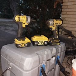 Dewalt Impact Wrenches & 20v 10ah Battery 