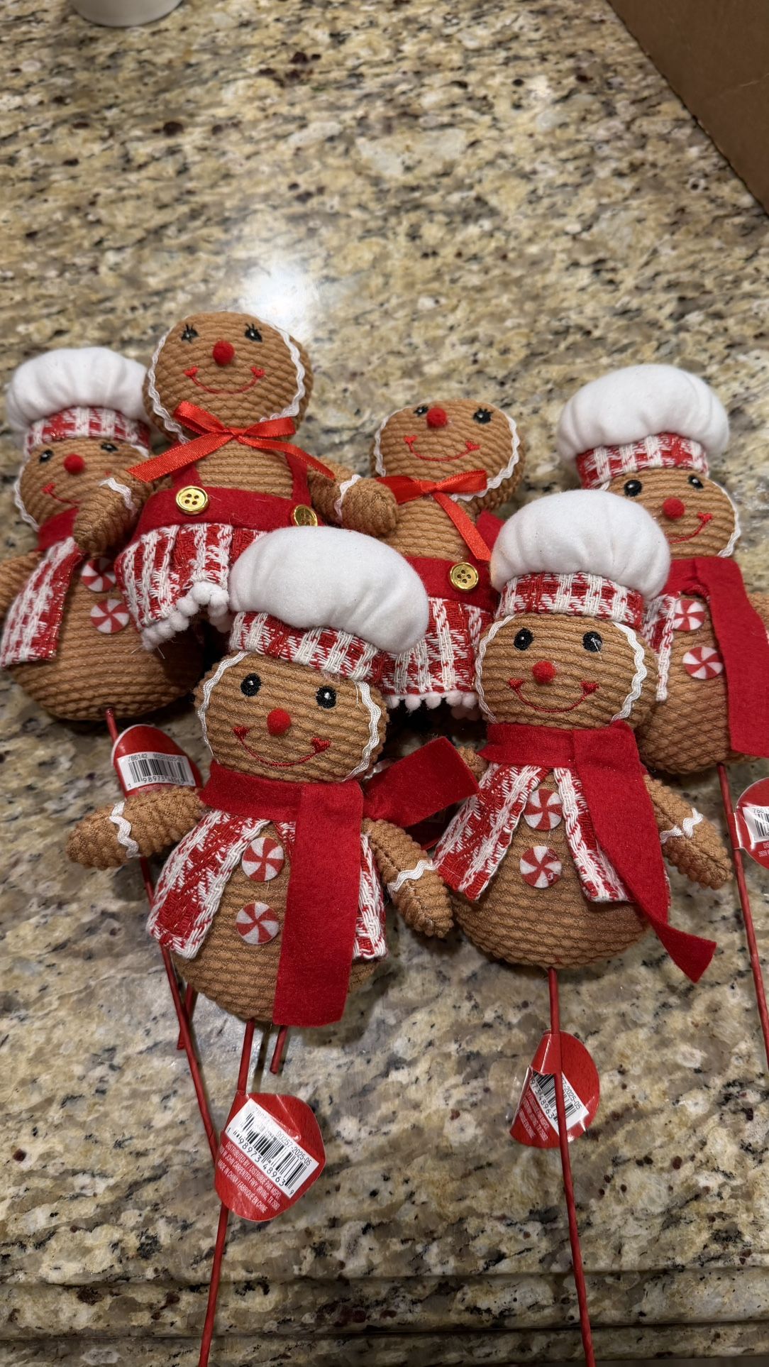 Gingerbread Boy Or Girl Christmas Picks $3 Each Or All 6 For $15(last 6 For The Season)
