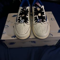 Travis Scott x Fragment Jordan 1 low (2025) In Men’s size 9.5
