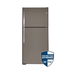 Brand New 📦 GE 19.2 Cu. Ft. Top Freezer Refrigerator – Fingerprint Resistant Stainless Steel