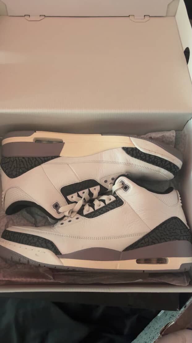CEMENT GREY JORDAN 3 AUTHENTIC