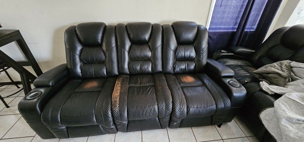 Fully Electric Reclining Sofa Couch