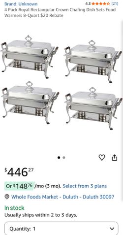 Premium Stainless Steel Chafing Dishes – Multiple Available