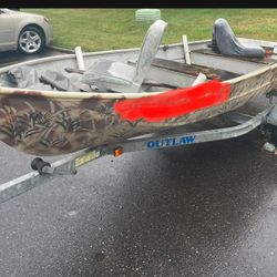 Boat And Trailer
