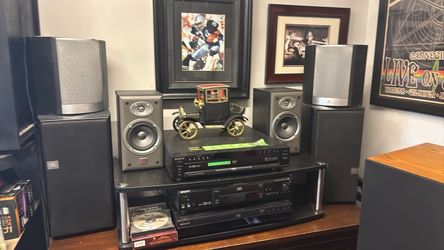 Man cave stereo system