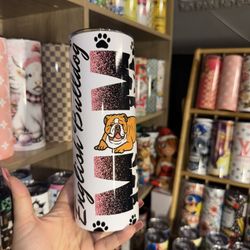 20oz English Bulldog Mom Tumbler