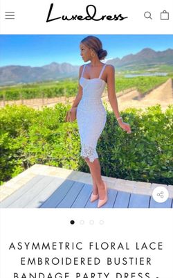 white dress / bachelorette dress size small