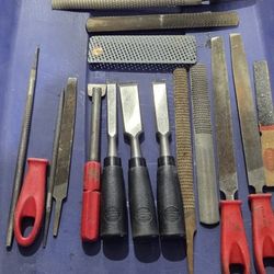 Vintage: Files, Chisels, And Gasket Scraper