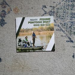 Green Aquos Pontoon Boat 10.2 ft Never Used