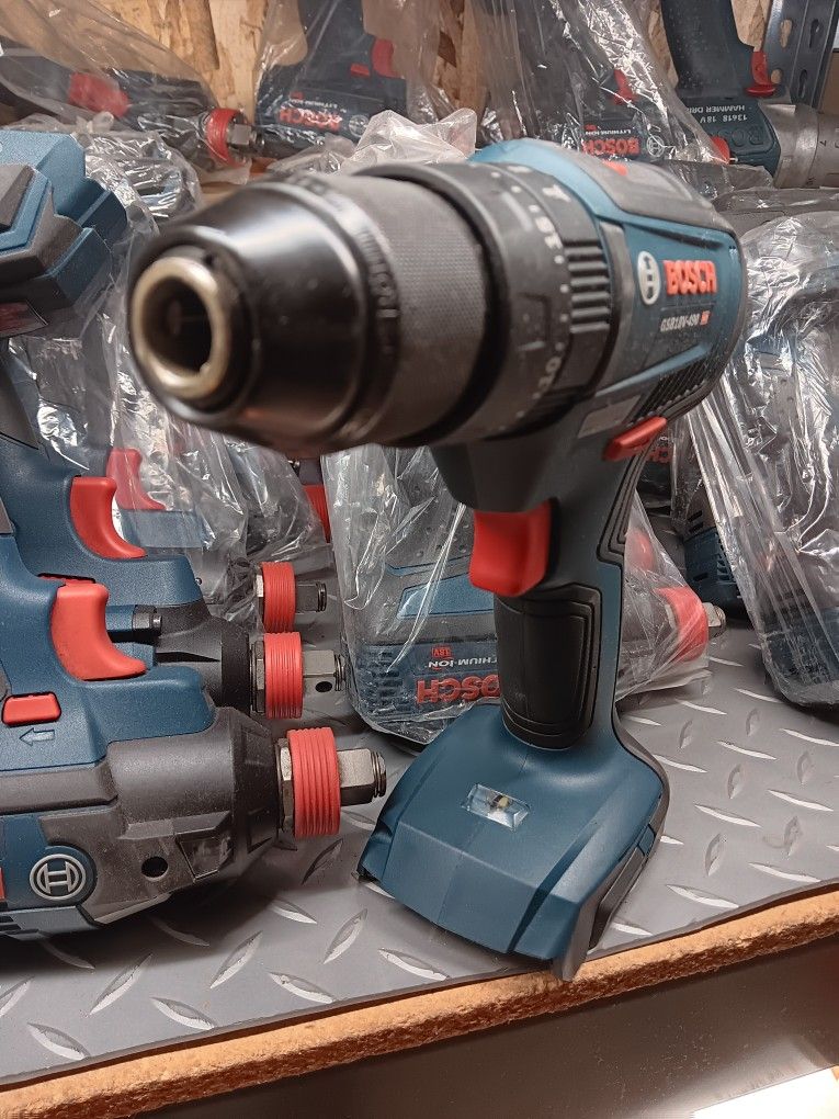 BOSCH 18V EC Brushless 1/2 In. Hammer Drill/Driver. Tool-Only