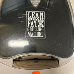 George Forman Lean Mean Grilling Machine W/Bun Warmer