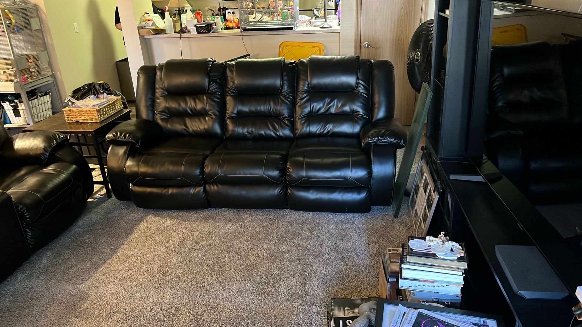 Nice reclining, couch and loveseat really cheap