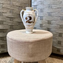 Vintage Norcrest Fine China 2nd Anniversary Vase