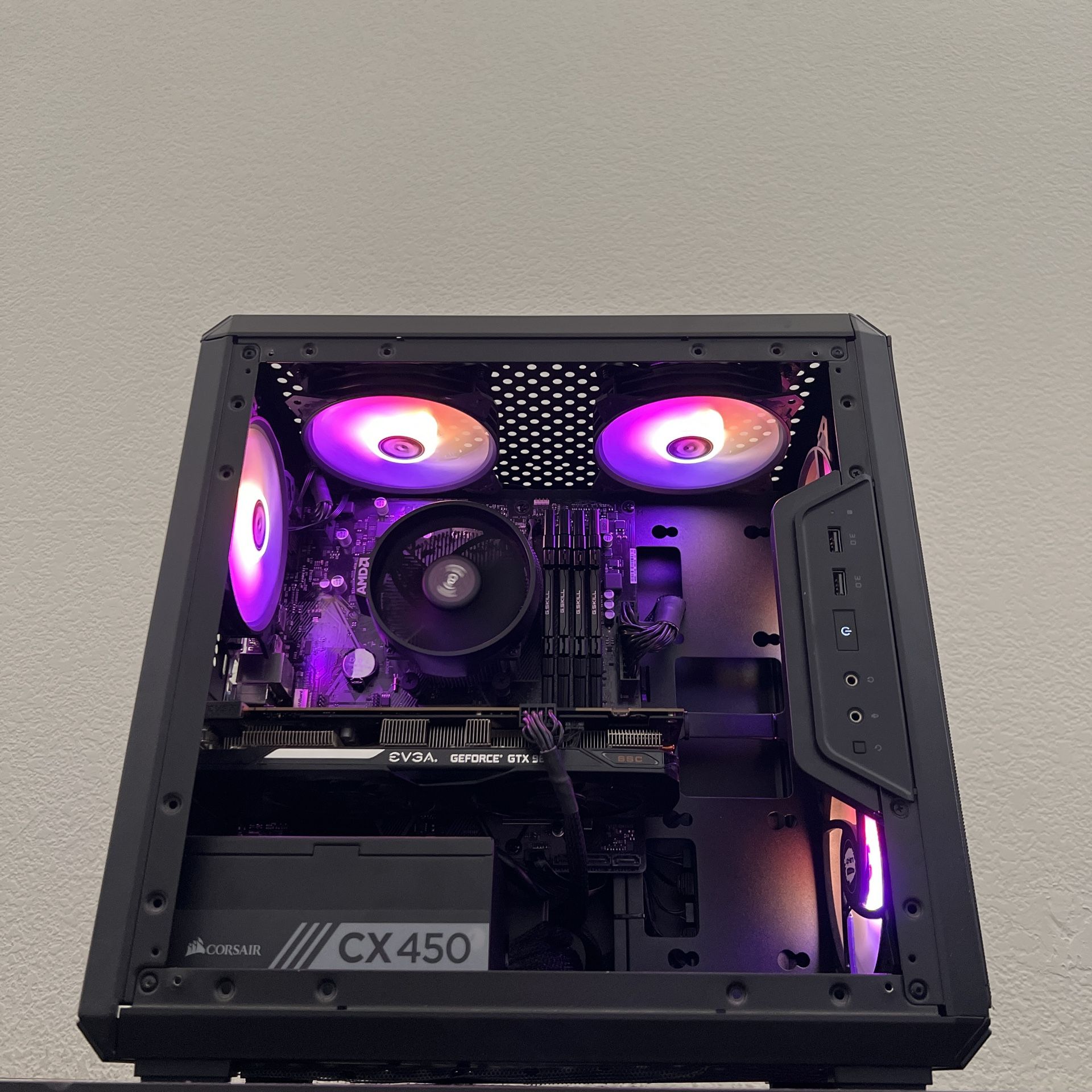 FAST Custom Entry Level Gaming PC Computer (Ryzen 5 2600X, GTX 960, 16GB RAM, 256GB NVMe + 1TB HDD)