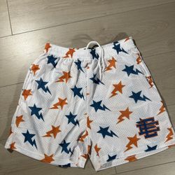 Eric Emanuel x White Bape Shorts - Men’s XL