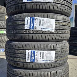 235/55/18 KUMHO CRUGEN HP71 4 New Tires Installed And Balanced 