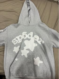 Gray Sp5der Hoodie