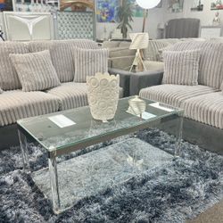 Beautiful Light Grey Plush Sofa&Loveseat Available Now Crazy Deal $999