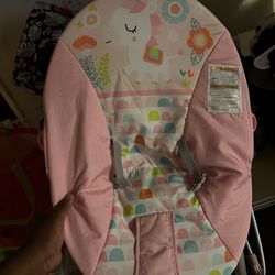 Baby girl bouncer