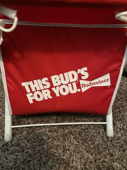 Collectible Budweiser ice chest chair