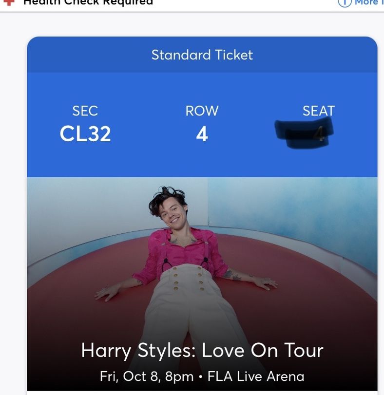 Harry Styles Concert BB&T 2 Tickets