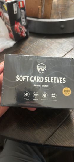 Soft Card Sleeves 1000 Pack 91mm x 66mm