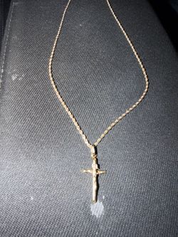 10k gold chain set