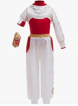 Girls Nova Zombies 4 Costume set Halloween Cosplay Outfits Includes Hooded Sweatshirt T-shirt and Pants 120（5-6 years） 140 （9-10 years old)