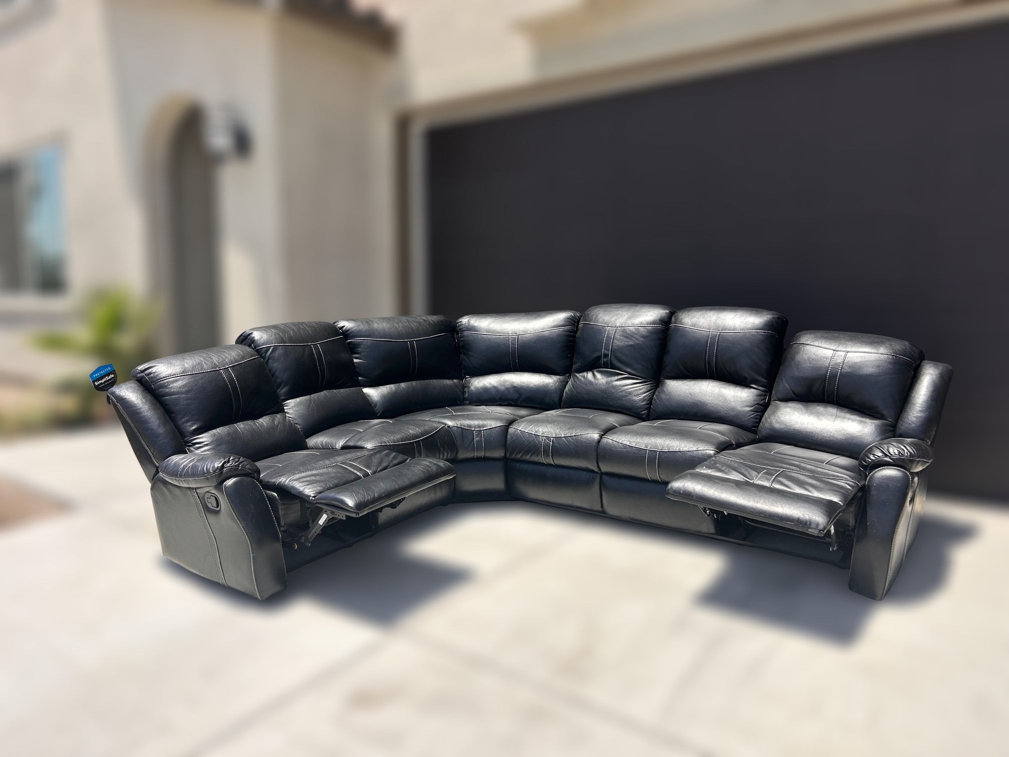 RECLINER LEATHER SECTIONAL!!! π FREE DELIVERY!!! π
