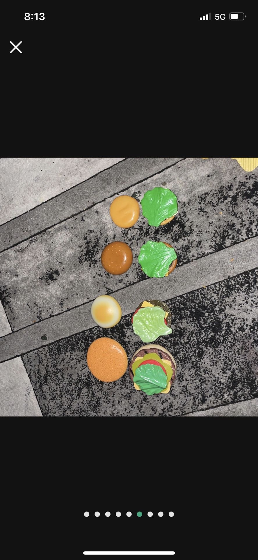 Play Cheese Burgers An Chips Set All $6